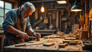 plongez dans l'univers des menuisiers et découvrez comment leur savoir-faire unique transforme le bois brut en véritables œuvres d'art artisanales.