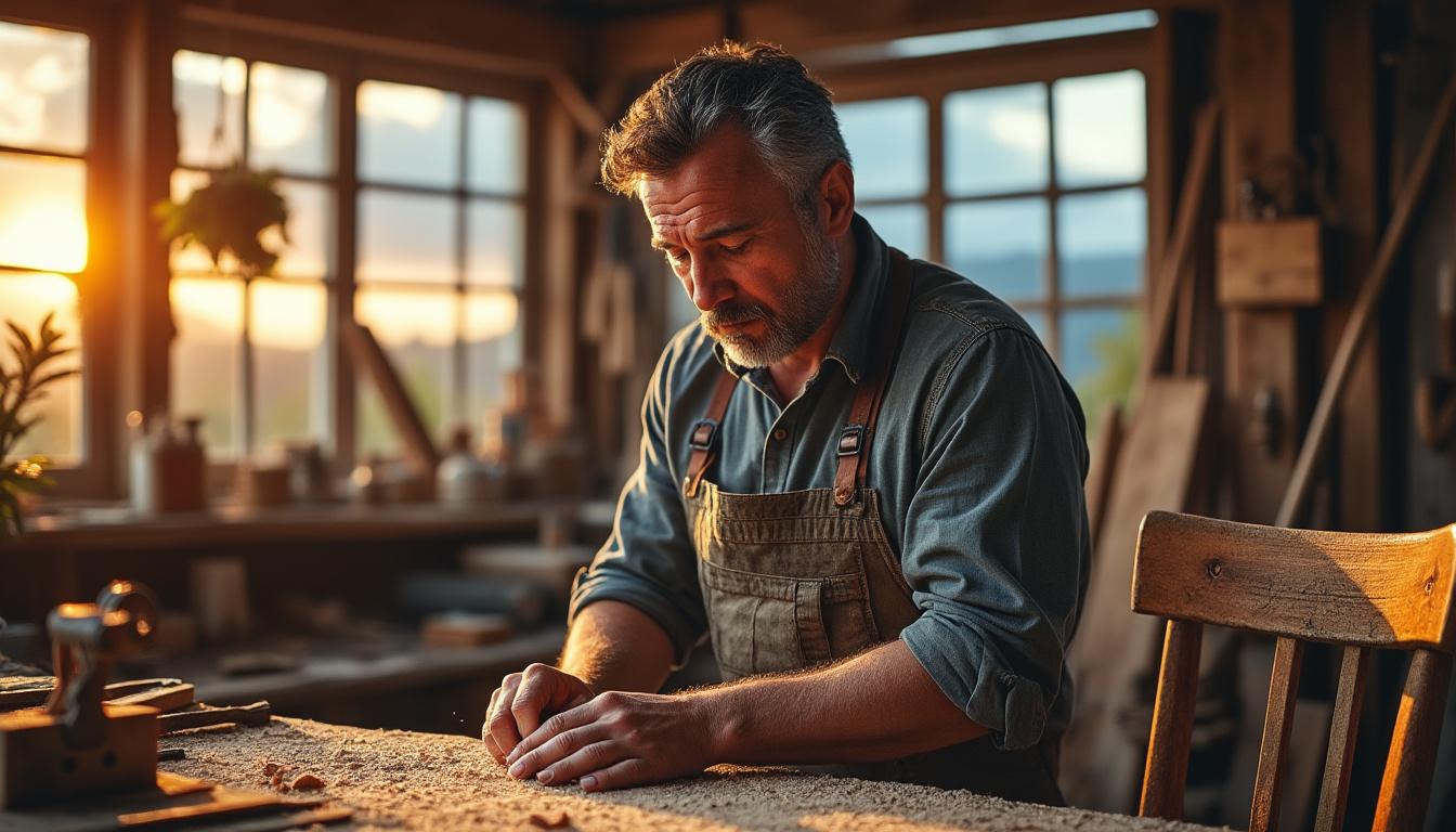 plongez dans le quotidien d'un menuisier en france : découvrez ses secrets de fabrication, son savoir-faire artisanal et les étapes de création de pièces uniques de menuiserie.