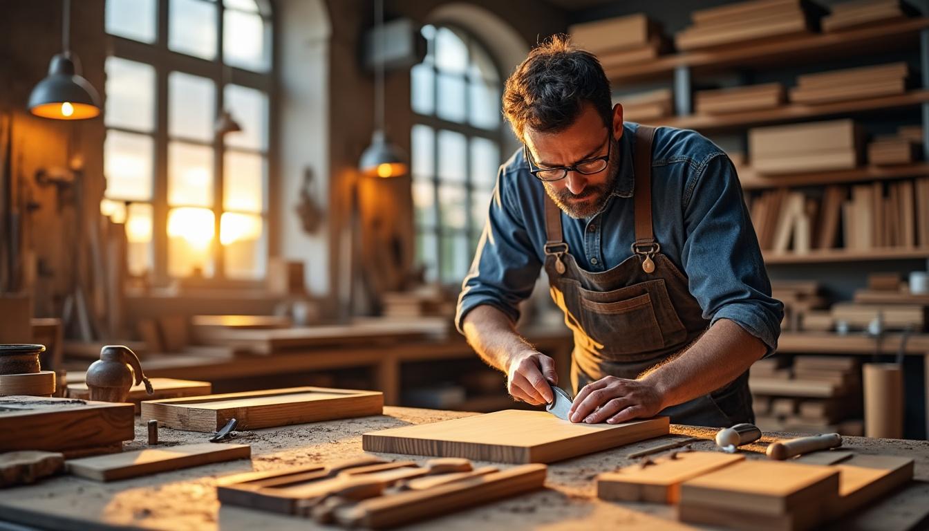 menuisier à niort spécialisé dans la création sur mesure alliant fonctionnalité et design pour tous vos projets de menuiserie.