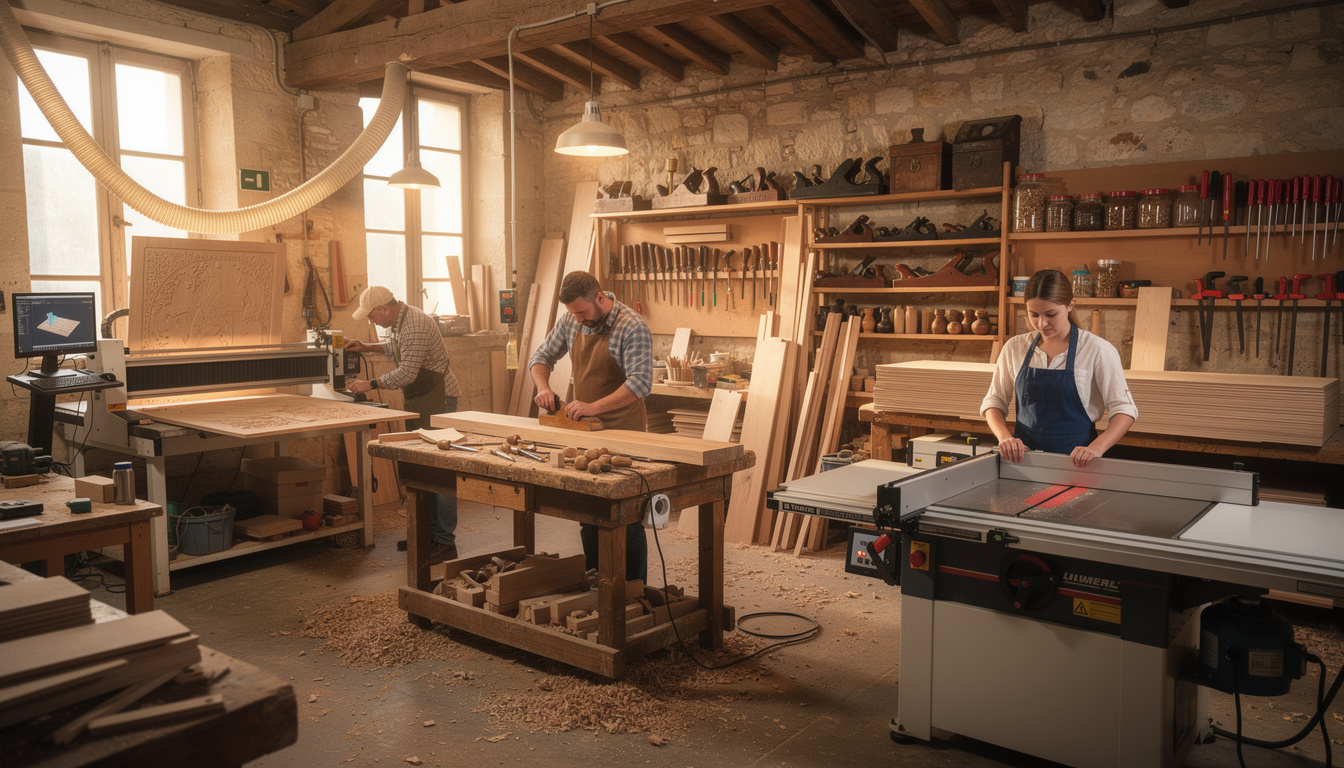 découvrez un menuisier expert à tours, spécialisé dans l'artisanat local pour des réalisations sur mesure, durables et de qualité, alliant tradition et savoir-faire.