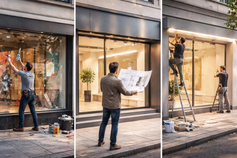 Changer une vitrine de magasin : les étapes pour moderniser votre façade