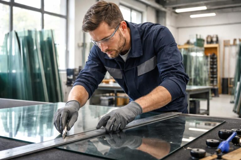 Découpe de verre sur mesure dans le 77 : l&rsquo;expertise d&rsquo;un miroitier