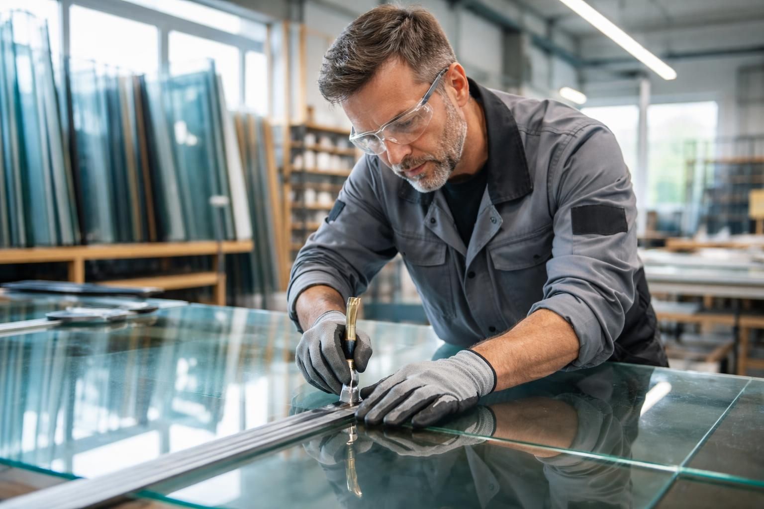 miroiterie 91, votre artisan expert en découpes de verre professionnelles, vous offre des services sur mesure pour tous vos projets.