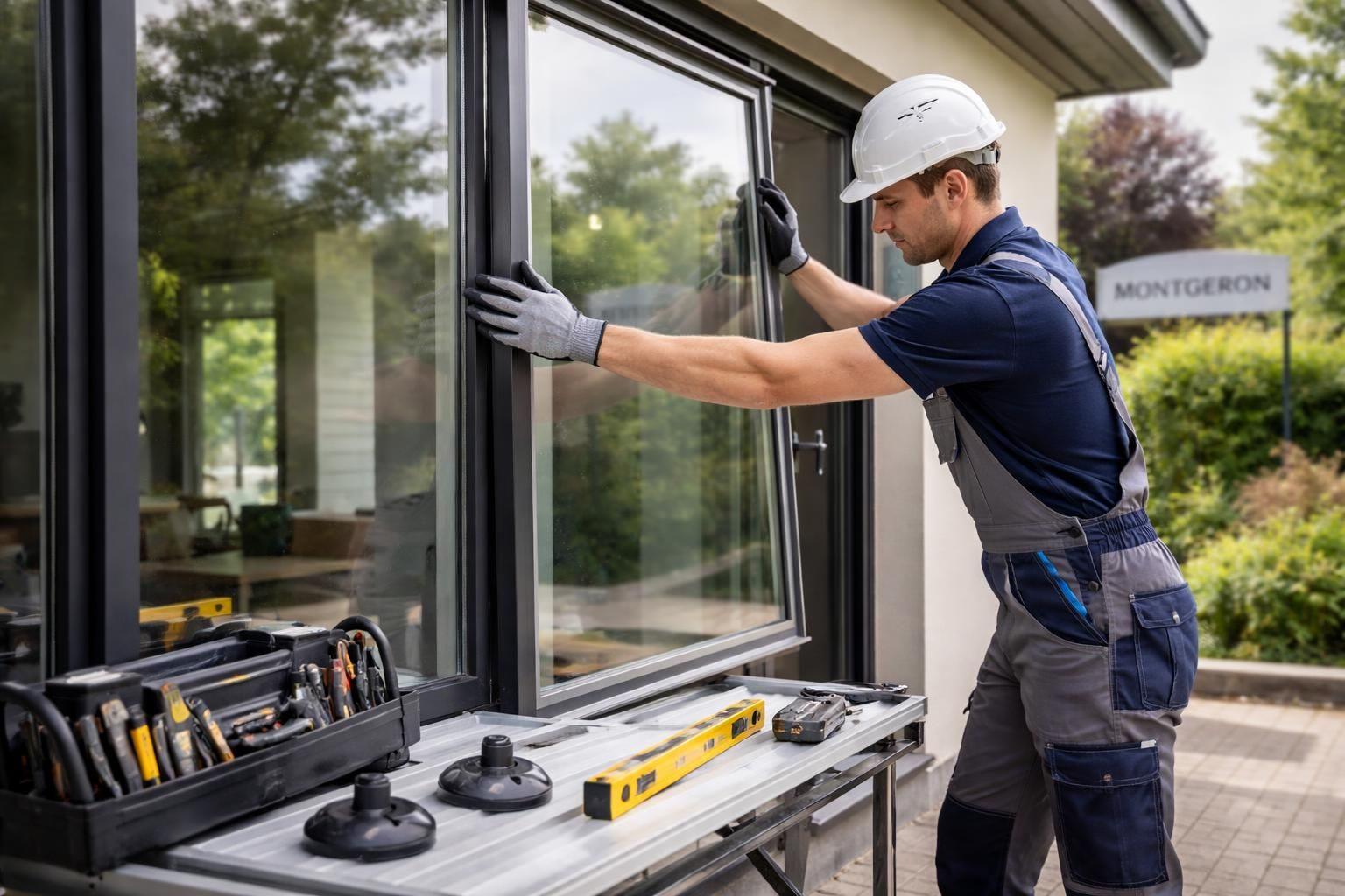 vitrier à montgeron spécialisé en pose de double vitrage et travaux de miroiterie. intervention rapide et qualité garantie pour vos fenêtres et vitrages.