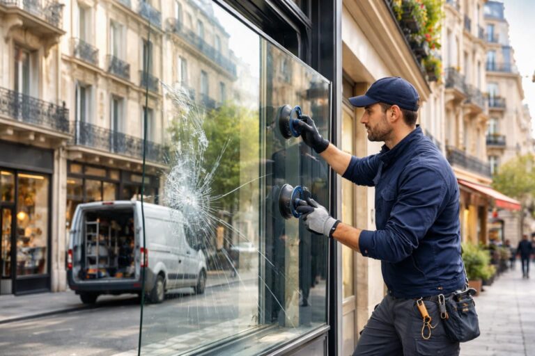 Vitrier à Paris 10 : dépannage de vitrine et pose de double vitrage