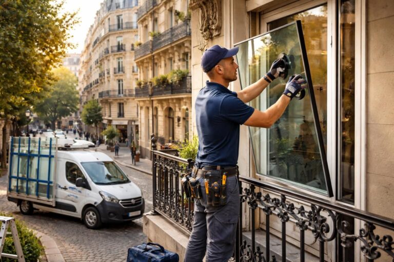 Vitrier à Paris 20 : pose de double vitrage et dépannage de vitres