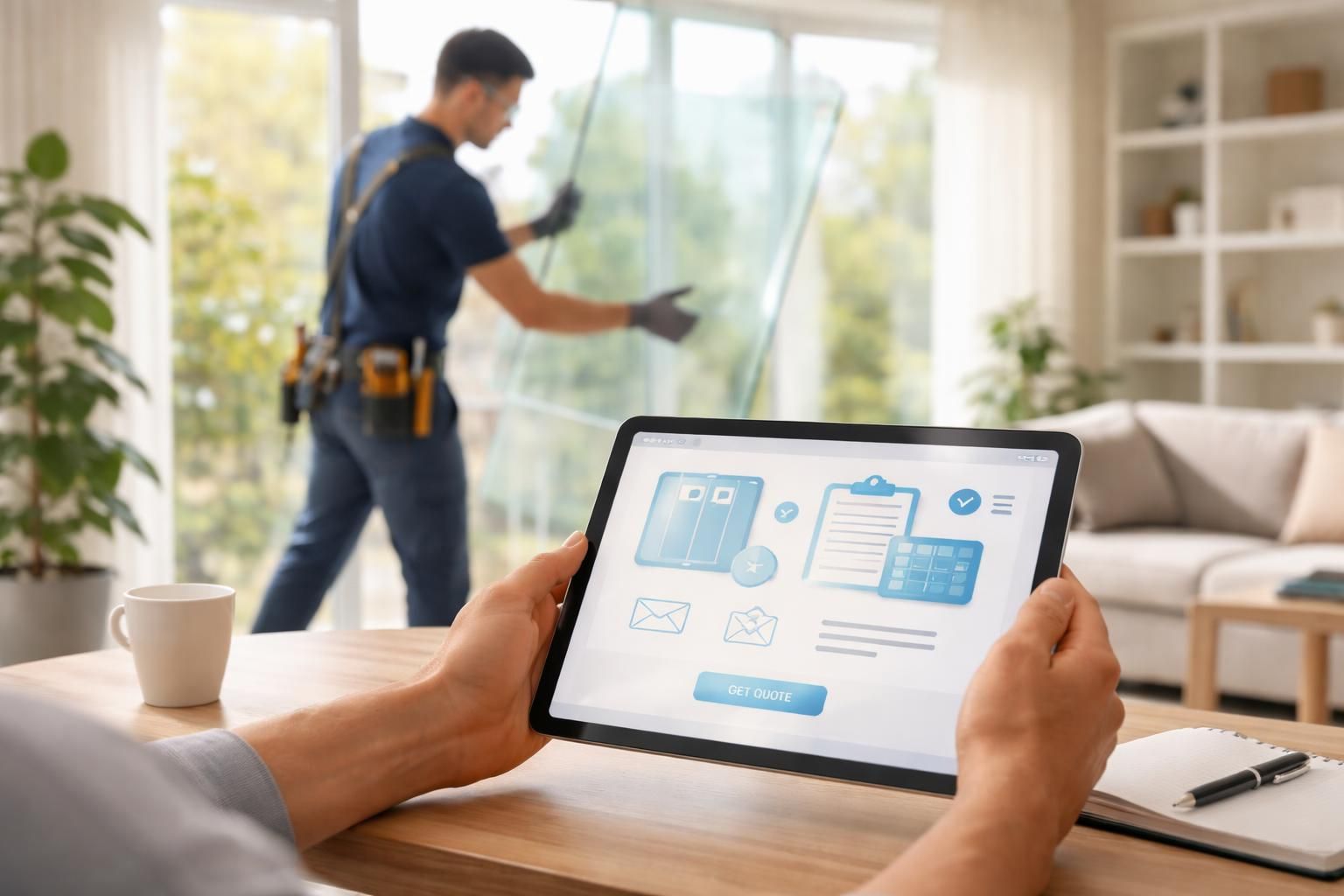 obtenez rapidement un devis vitrier en ligne gratuit et sans engagement. comparez les prix et choisissez le meilleur professionnel en quelques clics.