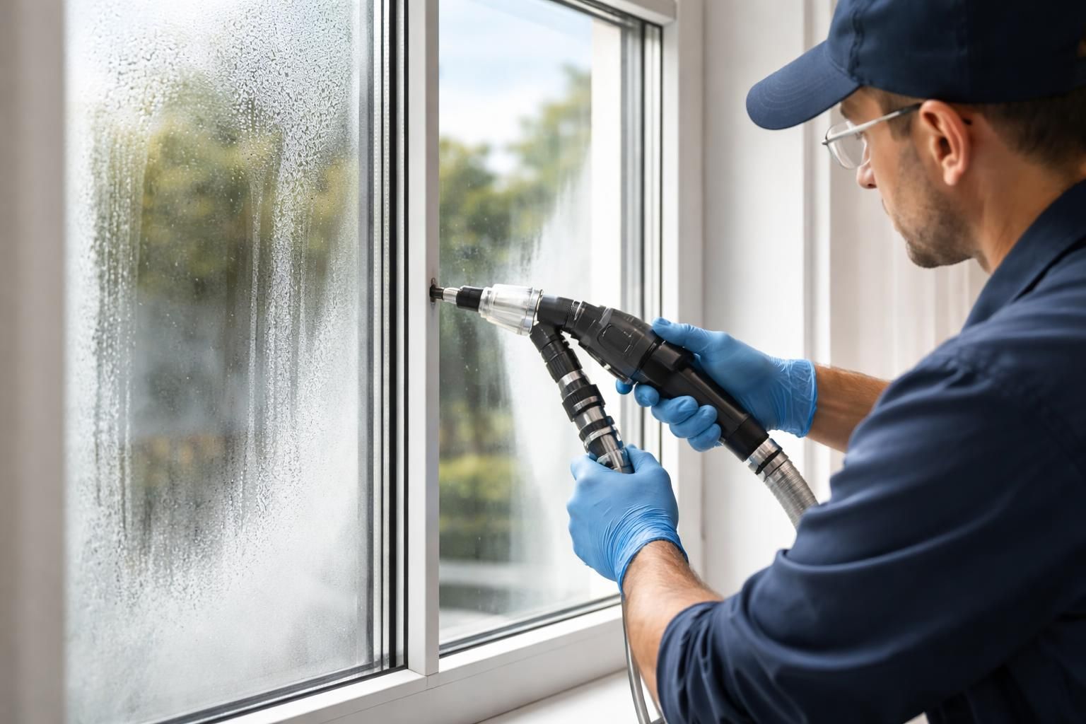 découvrez comment enlever efficacement les traces entre les vitres d'un double vitrage défaillant pour retrouver une fenêtre propre et transparente.