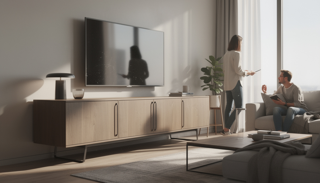 découvrez comment aménager un meuble tv devant une fenêtre pour optimiser votre espace de vie tout en conservant luminosité et confort.