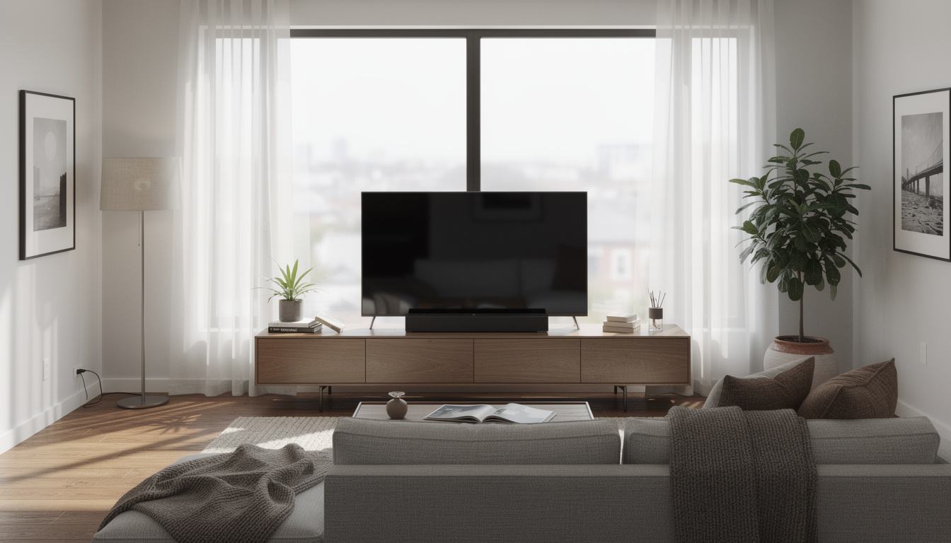 découvrez comment aménager un meuble tv devant une fenêtre pour maximiser votre espace de vie tout en profitant de la lumière naturelle et d'un agencement optimal.