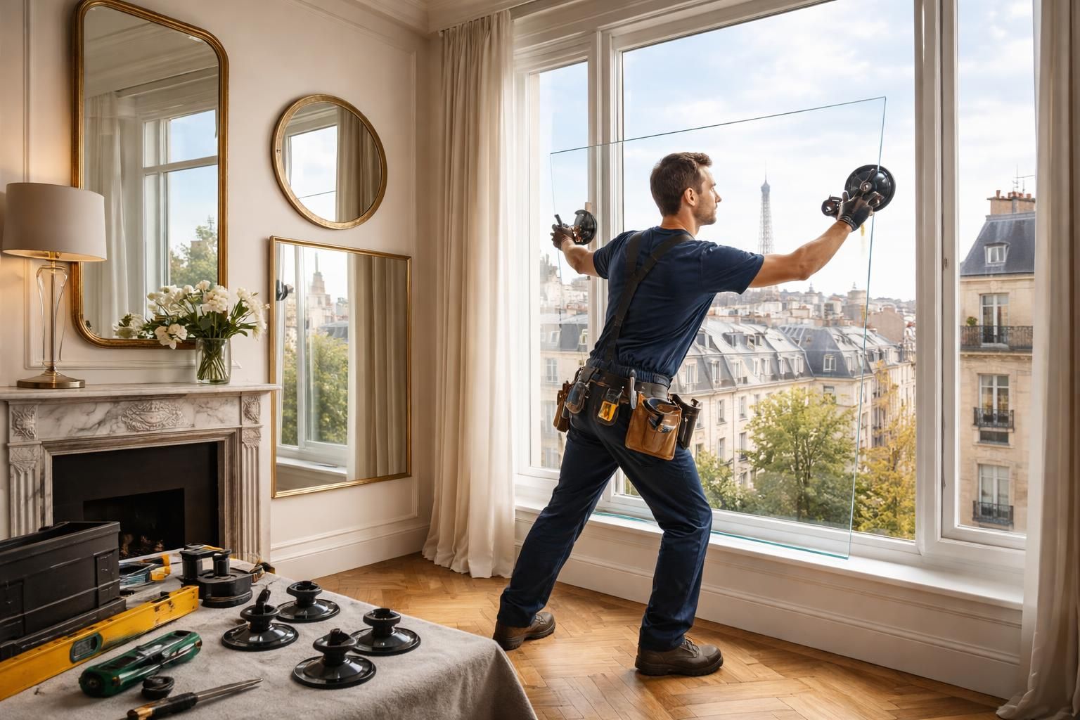 découvrez un miroitier expert à paris 14, spécialisé dans l'installation de vitres sur mesure et de miroirs décoratifs pour sublimer votre intérieur avec élégance et qualité.