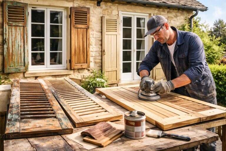 Rénovation de volets en bois : quel prix pour une remise à neuf complète