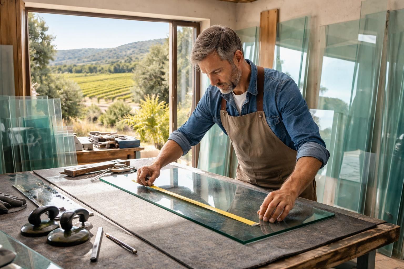 trouvez facilement un miroitier de proximité dans l'hérault pour vos besoins en verre sur mesure, que ce soit pour la maison ou les projets professionnels.
