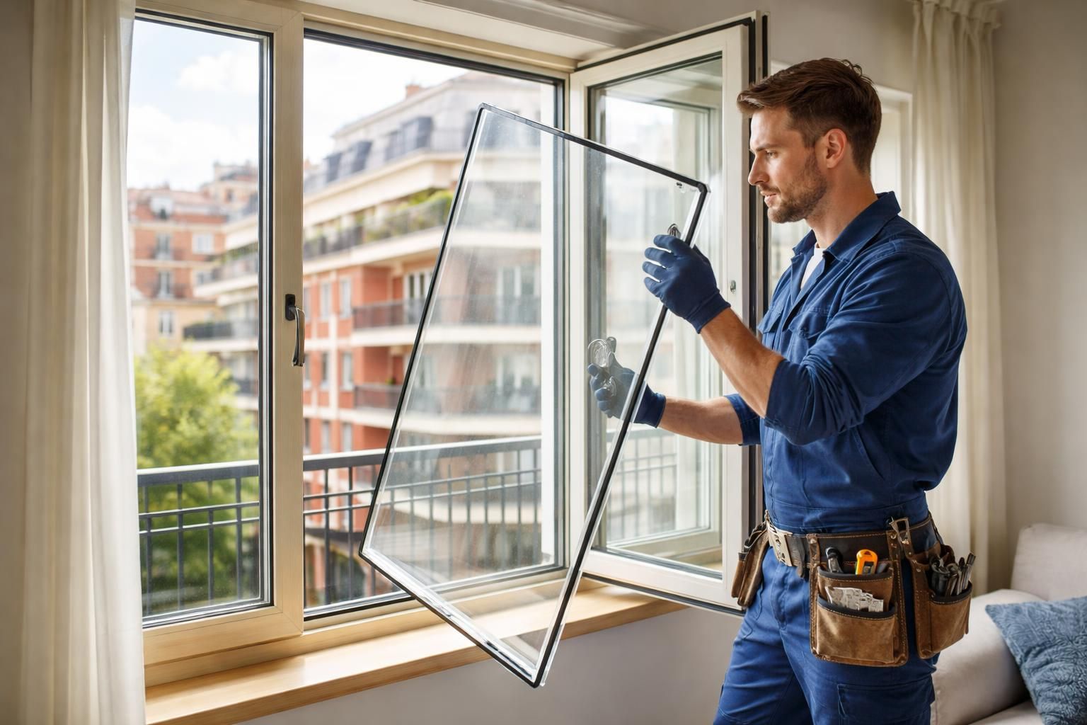 vitrier à paris 13ème spécialisé dans la pose de double vitrage et la rénovation de fenêtres pour améliorer isolation et sécurité de votre habitat.