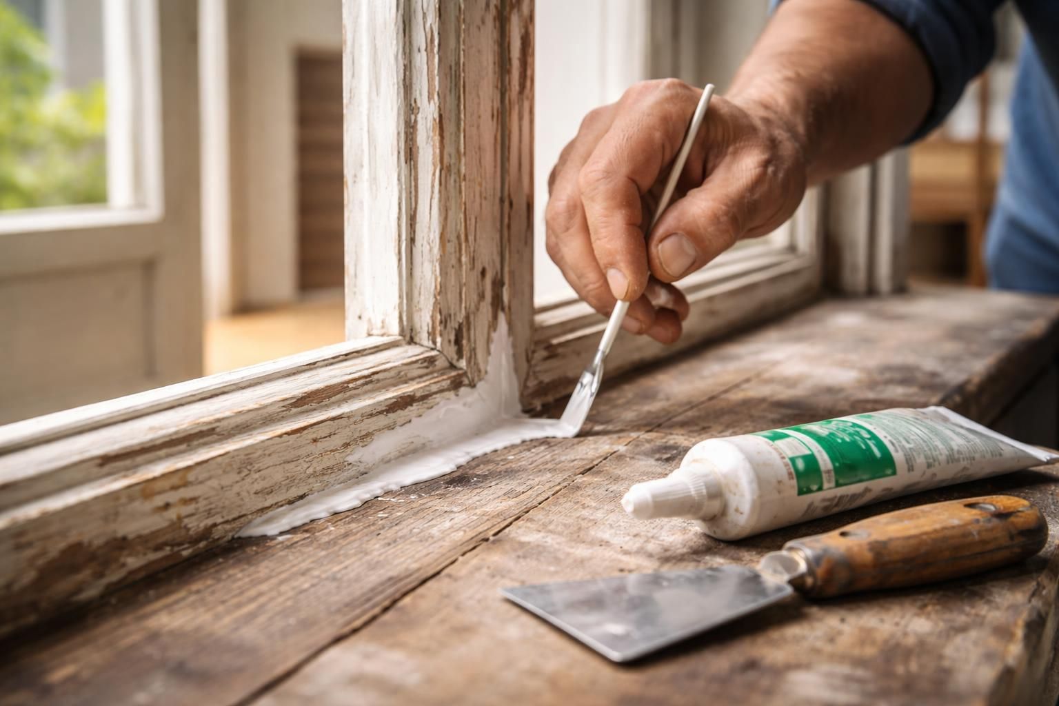 apprenez à refaire le joint d'une fenêtre en bois facilement pour arrêter les fuites d'air et améliorer l'isolation de votre maison.
